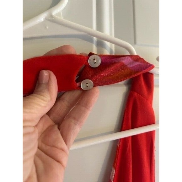 Alexa B Nites Dress  Womens Size 6 Backless Maxi Vneck Sleeveless Fit & Flare - Picture 5 of 7